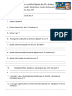 Questionnaire Sur La Vidéo JO de Jamy