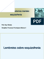 Aula PPB e Doença Mental Esquizofrenia 2021