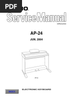 Casio AP 24 Service Manual