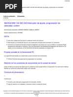 36478-6 MID 144 SID 243 Interruptor de Ajuste, Programador de Velocidad, Control