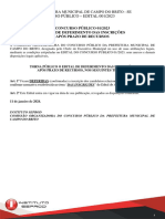 Edital de Deferimento Das Inscrições Após Prazo de Recursos - 1