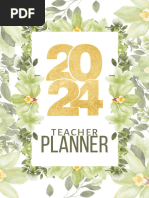 Teacher Planner For 2024