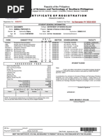 Student Actual Load Ustp