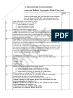 CLASS XII ECONOMICS CH-1-Macro-National Income and Related Aggregates (Basic Concepts) (COMPETENCY - BASED TEST ITEMS) MARKS WISE