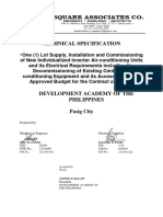 Ac Units Technical Specifications Annex A