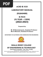 Ecad & Vlsi Lab