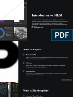 Introduction To SIEM