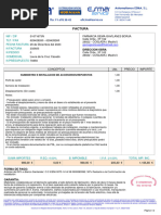 Factura: Nif / Cif TLF / Fax Fecha Factura N Factura N Pedido Comercial N Presupuesto