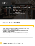 Fashion Communication With Consumers