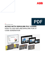 AC500 - Application Note 3ADR0105688SIMULINK