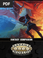 SWADE - Fantasy Companion