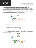 Acoplamientos R-L-C