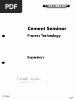 Cement Separators