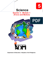 SC5 Q3 Module 1 Force and Motion - V2