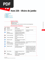 18 Item 228 Ulcère de Jambe - Collège Dermato 22