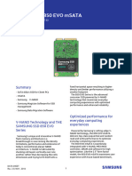 Samsung SSD 850 EVO mSATA Data Sheet Rev2