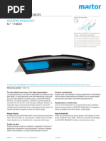 MARTOR SECUPRO MEGASAFE 116001 Hoja de Datos E