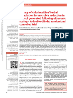 Efficacy of Chlorhexidine Herbal Formulation For.13