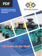 MVA Power Systems Generator