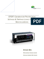 Generator Protection Settings & Tripping Logics Revalidation