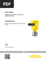 ES Guía Rápida VEGABAR 82 Sensor Esclavo para Presión Diferencial Electrónica