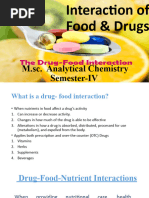 Drug-Food Interactions