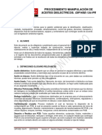 GIPHSE-134-PR Procedimiento Manipulación de Aceites Dieléctricos