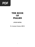 The Book OF Psalms: (Study Notes)