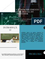 Burnout e Comprometimento Da Saúde Mental Do Professor