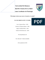 Orientación y Tutoría Trabajo Final