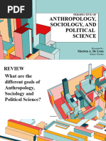 Perspective of Anthropology Sociology and Political Science.