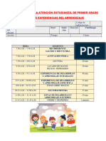 Organización de La Atención Estudiantil de Primer Grado 2024