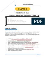 Chapter 3 Chemistry of Cells