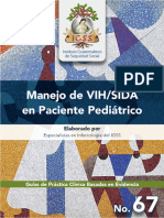 GPC BE No 67 Manejo VIH SIDA en Paciente Pediatrico IGSS