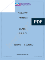 Physics Second Term E-Note - 093125