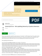 Javascript Error - Not Updating Hierarchy of Public Dimension - SAP Community