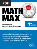 Math Max 1re (Editions Ellipses) @le Chat