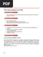 Tipos de Bloques en S7 1200 PDF