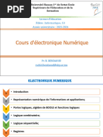 Chapt 1. Electronique Numérique