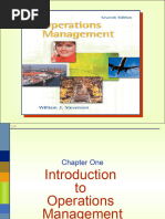 Operations Management by William J Stevenson