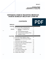 US Army-North Korean OPFOR Training Module FM 34-71 05 FEB 1982