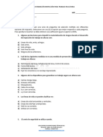 Examen Formación Inspección Trabajo en Alturas