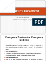 Chapter 5 EMERGENCY TREATMENT