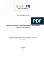 ATIVIDADE POLICIAL:Aspectos Jurídicos Aplicados À Polícia Militar e Humanização Do Aparato Policial