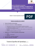 Unidad 3. Bloque II. Trastorno Específico Del Aprendizaje - 2223