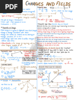 Electrostatic 1 Page Notes