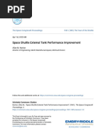 Space Shuttle External Tank Performance Improvement