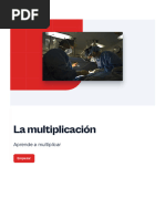 La Multiplicacion