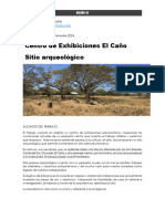 Proyecto Centro de Exhibiciones El Caño