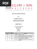 Construction Method Statement Format